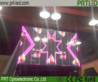 P15.64 Transparent Glass Window LED Display Screen with Aluminum Panel 500 X 1000 Mm/1000 X 1000 Mm