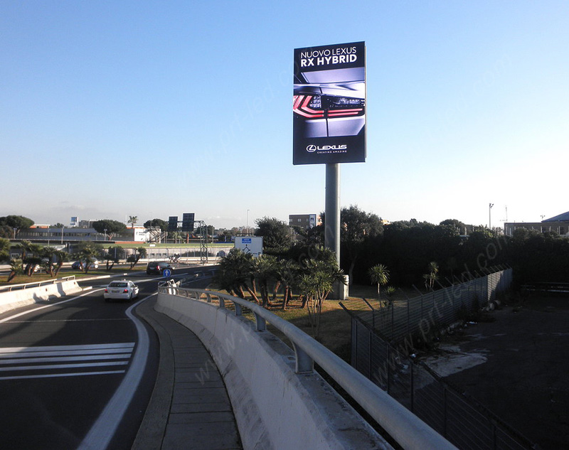 High Resolution Full Color LED Advertising Board (P5, P6)