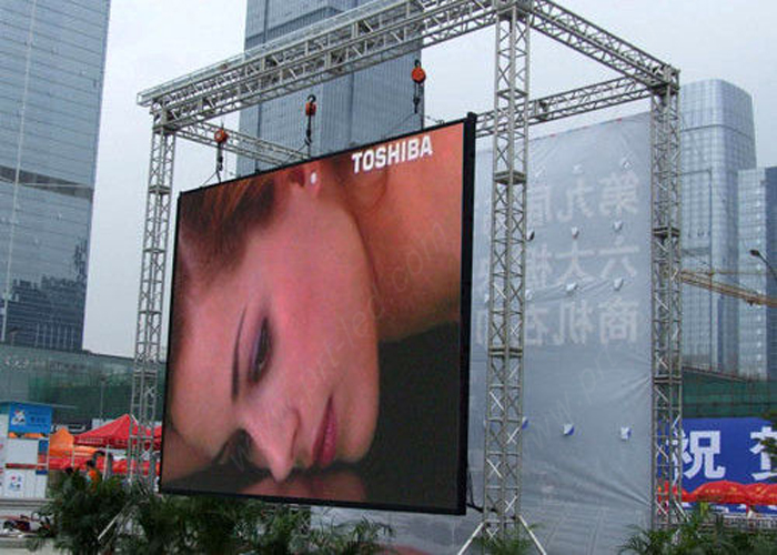 Slim Outdoor Rental P10mm Full Color LED Screen with SMD3535