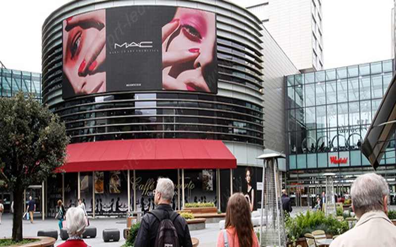 Slim Aluminum P6.25 Curved LED Sign Board for Outdoor Display