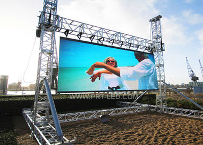P6 Outdoor Full Color Rental LED Display with Die-Casting Aluminum Panel 576X576mm